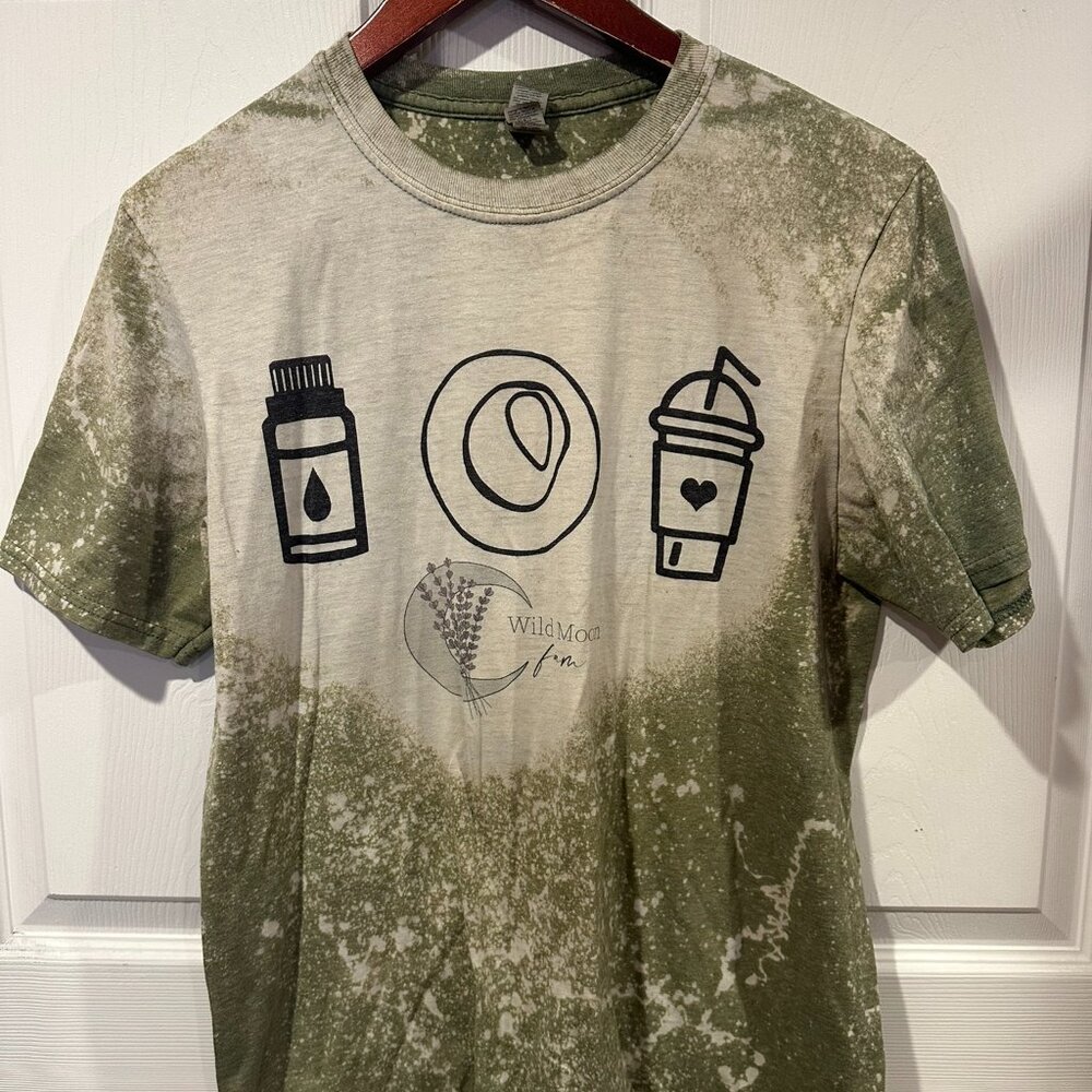 Essential Oil Wild Moon Fam Unisex Gildan Green T-Shirt Size M 288